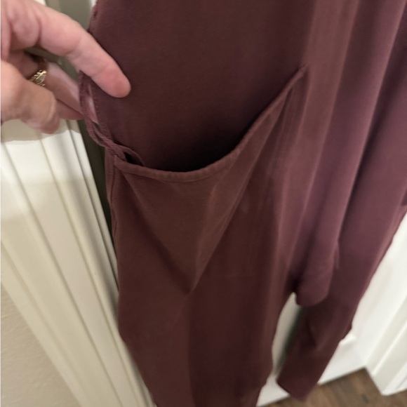 Fomovement Burgundy Jumpsuit - Picture 3 of 5